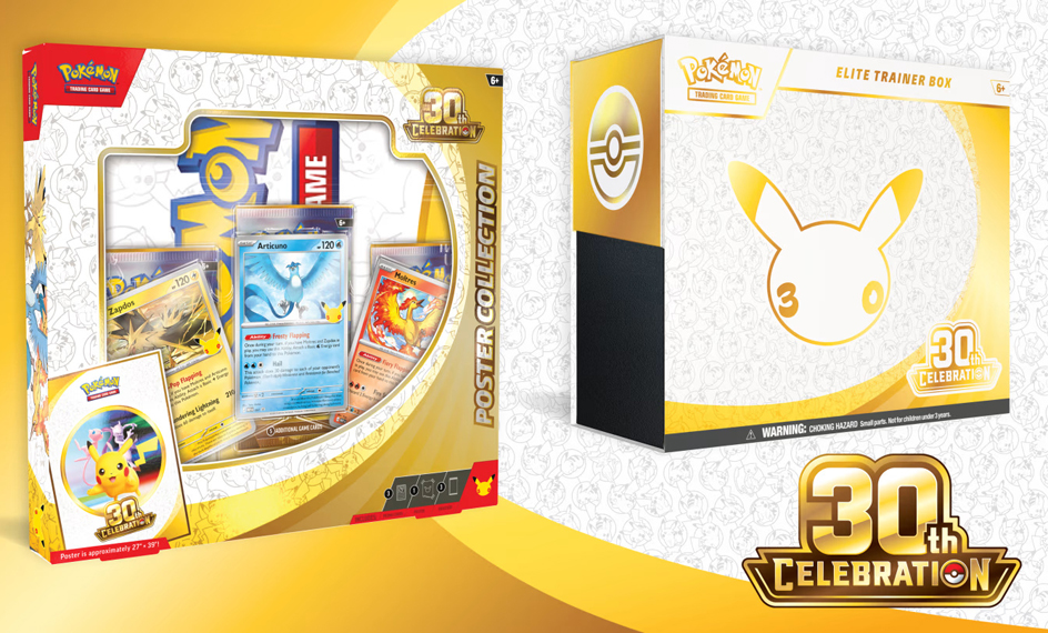 Pokémon slaví 30 let! Přichází speciální edice Pokémon TCG: 30th Celebration