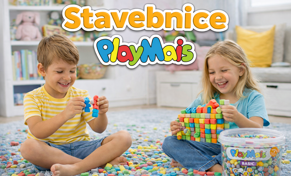 Pěnové stavebnice PlayMais: Kreativní svět bez lepidla a nepořádku