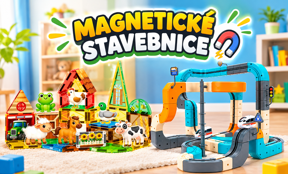 Magnetické stavebnice: Zábava, která rozvíjí dětskou fantazii!