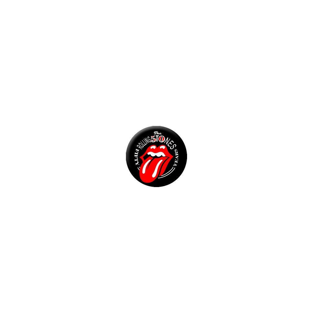 Placka Rolling Stones 25mm (270)
