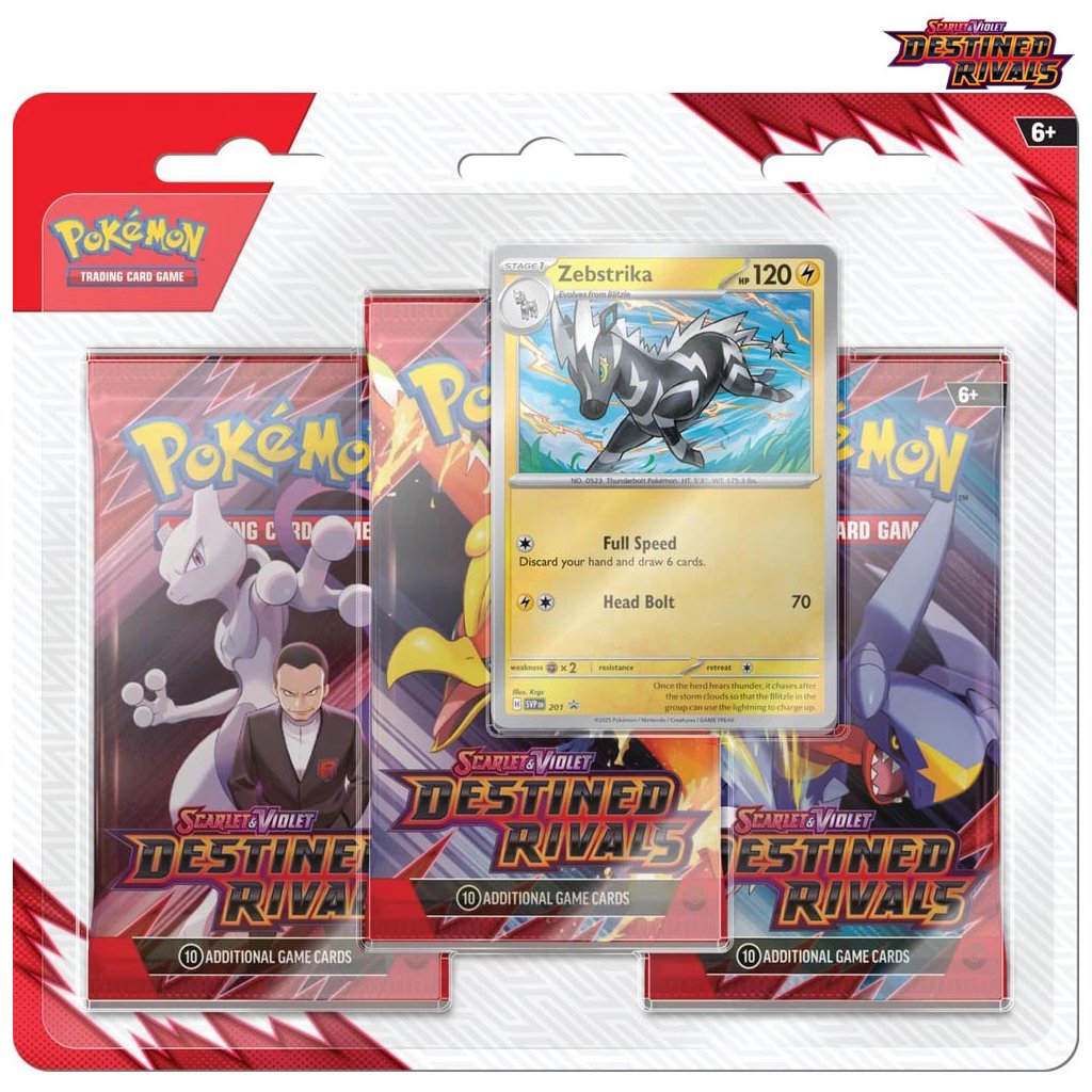 Pokémon TCG SV10 Destined Rivals 3 Blister Booster 1