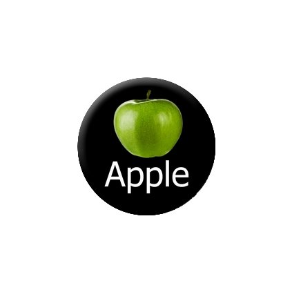 Placka Apple 25mm (023)