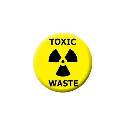 Placka Toxic Waste 25mm (181)