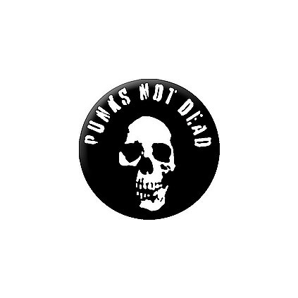 Placka Punk Not Dead 25mm (228)