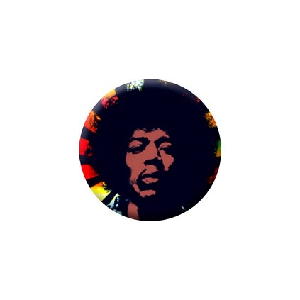 Placka Jimi Hendrix 25mm (272)