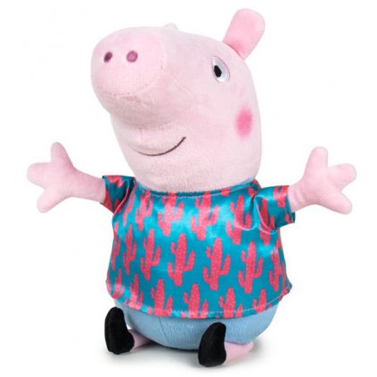 PLYŠ Prasátko Peppa Pig 20 cm kaktusy (5940)