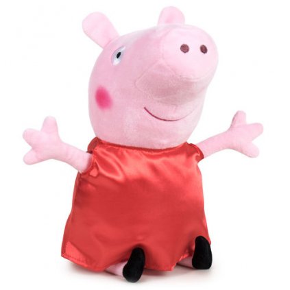 PLYŠ Prasátko Peppa Pig 31 cm červený (5957) (9809)