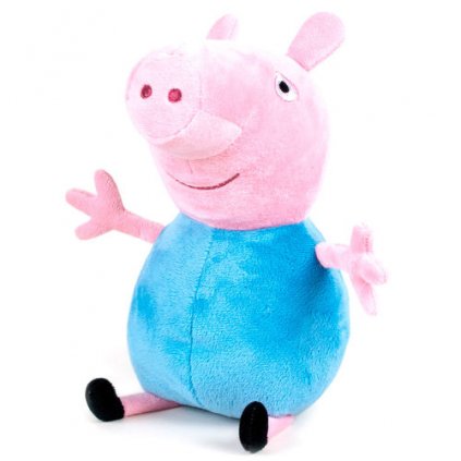 PLYŠ Prasátko Peppa Pig 31 cm modrý (9854)