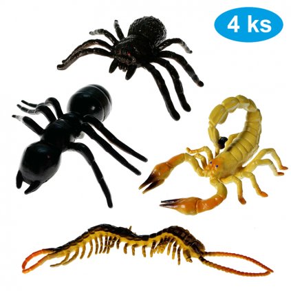 Mystický hmyz sada 4 figurek 10 - 18 cm (8249)