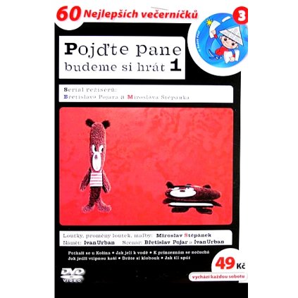 Pojďte pane budeme si hrát 1 DVD papírový obal