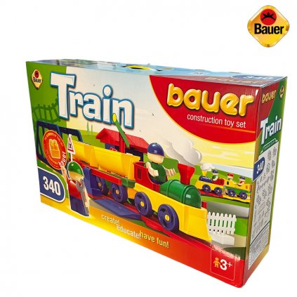 Stavebnice BAUER: Train Vláčky 340 dílků (2579)