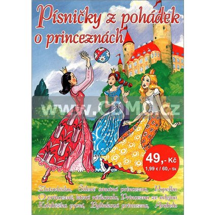 Písničky z pohádek o princeznách CD papírový obal