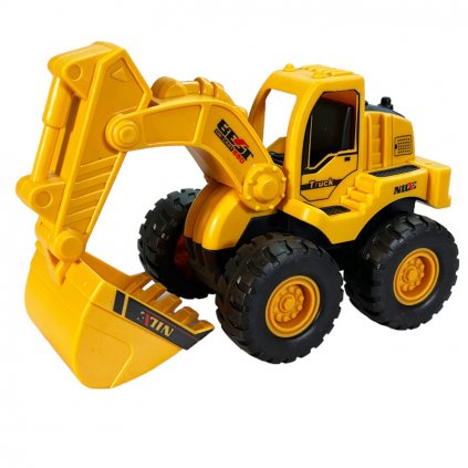 hračka stavební stroj žlutý 1