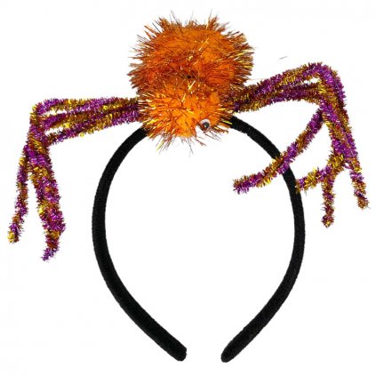 čelenka s pavoukem oranžová 1