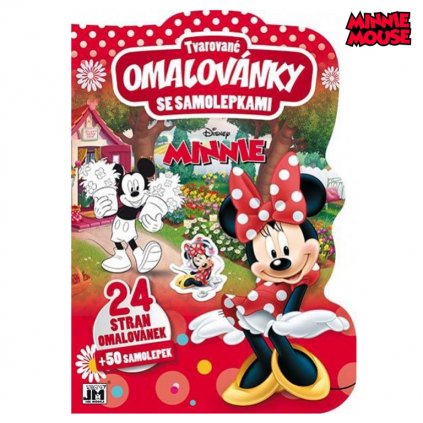 tvarované omalovánky minnie 1