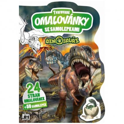 tvarované omalovánky dino 1