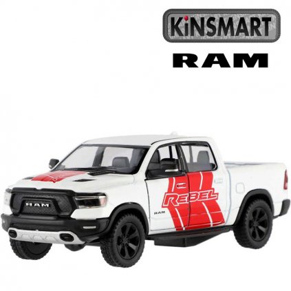 kinsmart dodge ram bílý 1