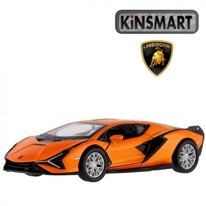 kinsmart lamborghini sian oranžové 1