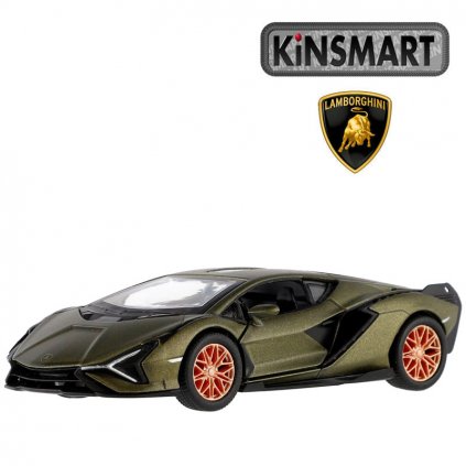 kinsmart lamborghini sian šedé 1