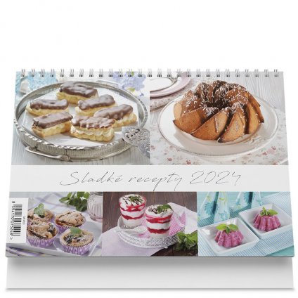 stolní kalendář sladké recepty 1