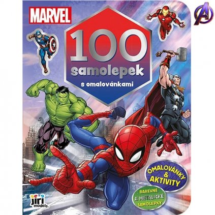 100 samolepek avengers 1
