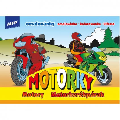 omalovánky motorky 1