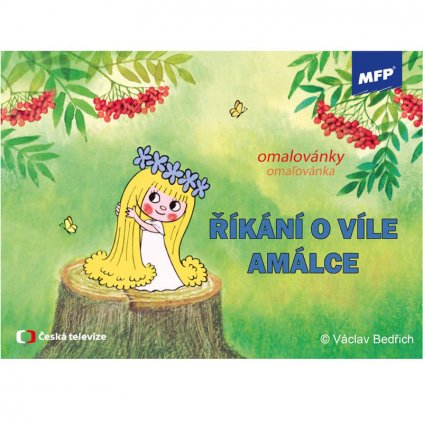 omalovánky víla amálka 1