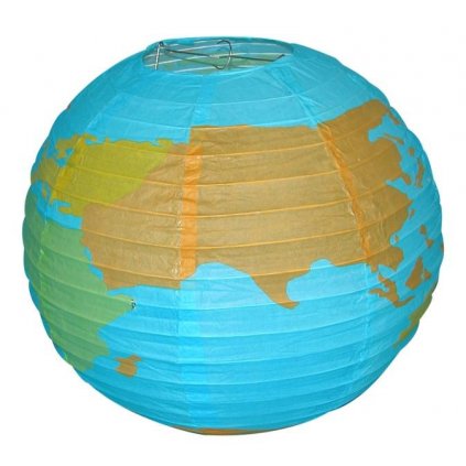 Lampion kulatý globus 41 cm (3217)