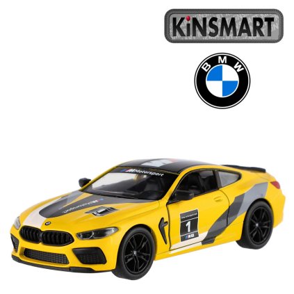 kinsmart bmw m8 žluté 1