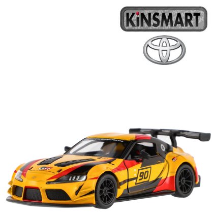 kinsmart toyota supra žlutá 1