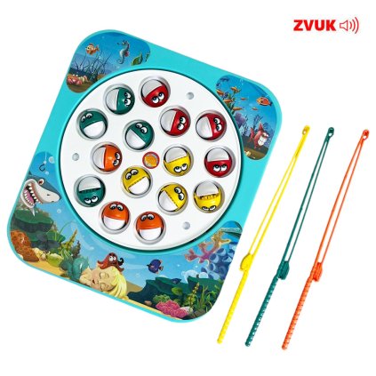 Elektronická hra chytání rybiček 18 cm (1270)