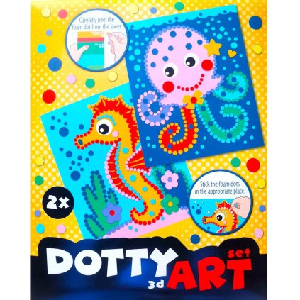 dotty art mořský svět 1