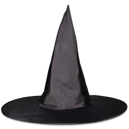 čarodějnický klobouk černý velký 1