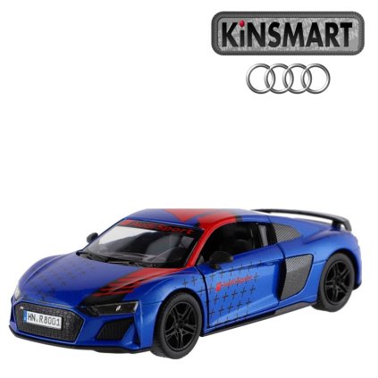 kinsmart audi r8 modré 1