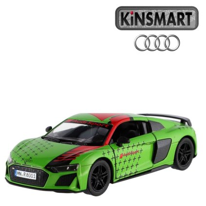 kinsmart audi r8 zelené 1