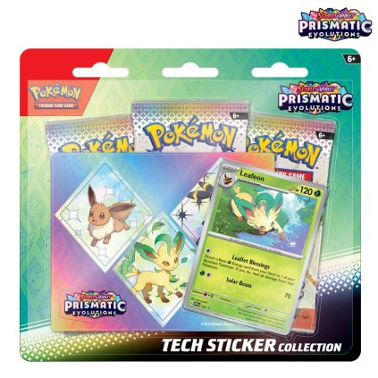 pokémon prismatic evolutions tecj sticker collection 2