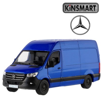 kinsmart mercedes sprinter modrý 1