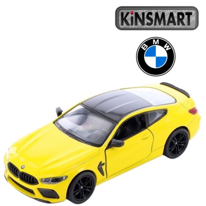 kinsmart bmw m8 žluté 1