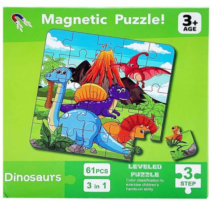 puzzle knížka dino 1