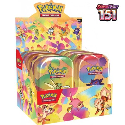 151 tin display