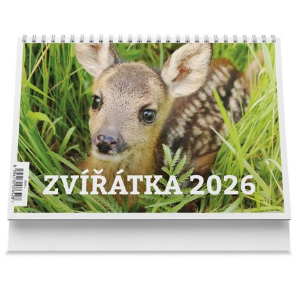 stolní kalendář zviratka 1