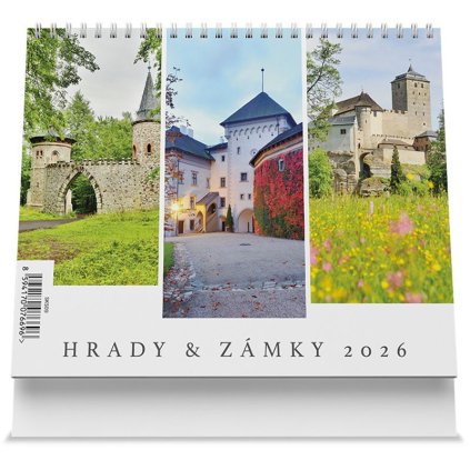 stolní mini kalendář hrady a zámky 1