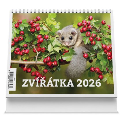 stolní mini kalendář zviratka 1