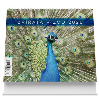 stolní mini kalendář zvirata v zoo 1