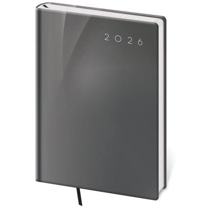 denní diář šedý 1