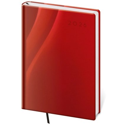 denní diář červený 1