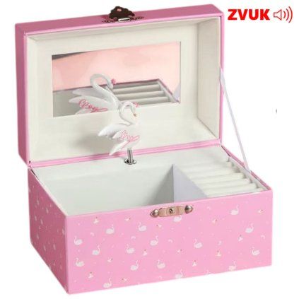 hrací skřínka šperkovnice 10o