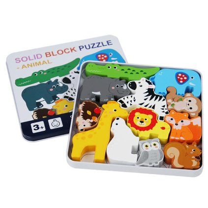 magnetické puzzle zvířátka 4