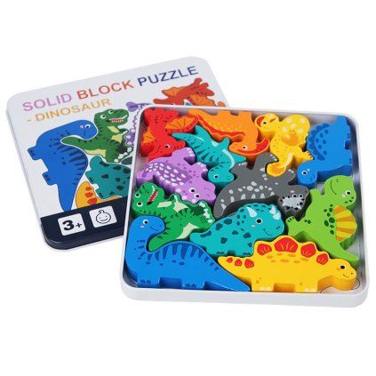 magnetické puzzle dino 1