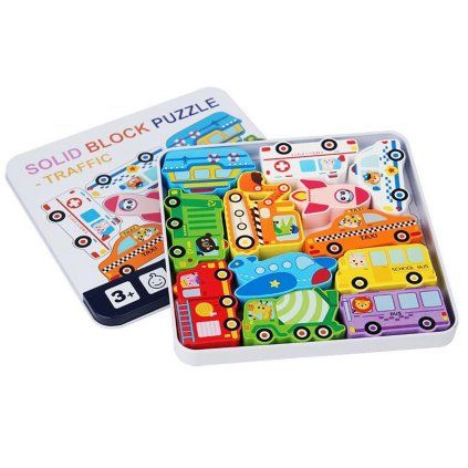 magnetické puzzle doprava 1